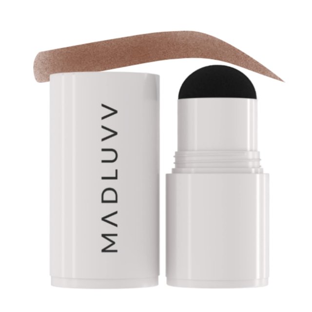 MADLUVV Recambio de sello para cejas* - Sello de color para cejas y retoque de raíces para mujeres y hombres Oculta instantáneamente la pérdida de cabello, canas y adelgazamiento del cabello con fórmu