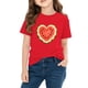 thumbnail image 4 of TaTaai School Season Cute Print Short Sleeve T-Shirt, Valentine's Day Casual Top, Unisex All Season Graphic Tee Gift, 4 of 8