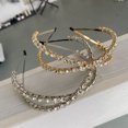 thumbnail image 2 of 1 Uds. Diadema decorativa con diamantes de imitación de aleación vintage cruzada recortada, 2 of 7