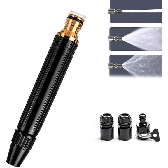 High Pressure Twist Nozzle Pro – Garden Hose Power Sprayer & Car Wash Tool