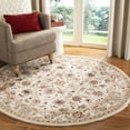 thumbnail image 2 of SAFAVIEH Chelsea Raeburn Oriental Area Rug, Ivory, 8' x 8' Round, 2 of 11