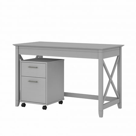 UPC: 0042976135294 | Bush Furniture Key West 48W Writing Desk with 2 Drawer Mobile File Cabinet