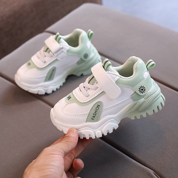 Aayomet Boys Children Mesh Girls Sport Leather Kids Baby Toddler Shoes