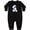 AB-Black, variant on Inktastic Old English Sheepdog Baby Fleece Romper