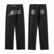 thumbnail image 1 of 2022 Ropa Dog Print Streetwear Men Hip Hop Baggy Jeans Pants Y2K Clothes Straight Loose Goth Denim Trousers zhangyuxiang LED, 1 of 2