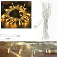 thumbnail image 3 of SUPRAPID Christmas Lights Warm White Indoor, 10ft 20 LED Christmas String Lights Indoor Outdoor Waterproof Clear Wire, 3 of 7