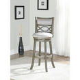 thumbnail image 2 of New Classic Furniture Manchester 29" Solid Wood Bar Stool in Olive Gray, 2 of 6