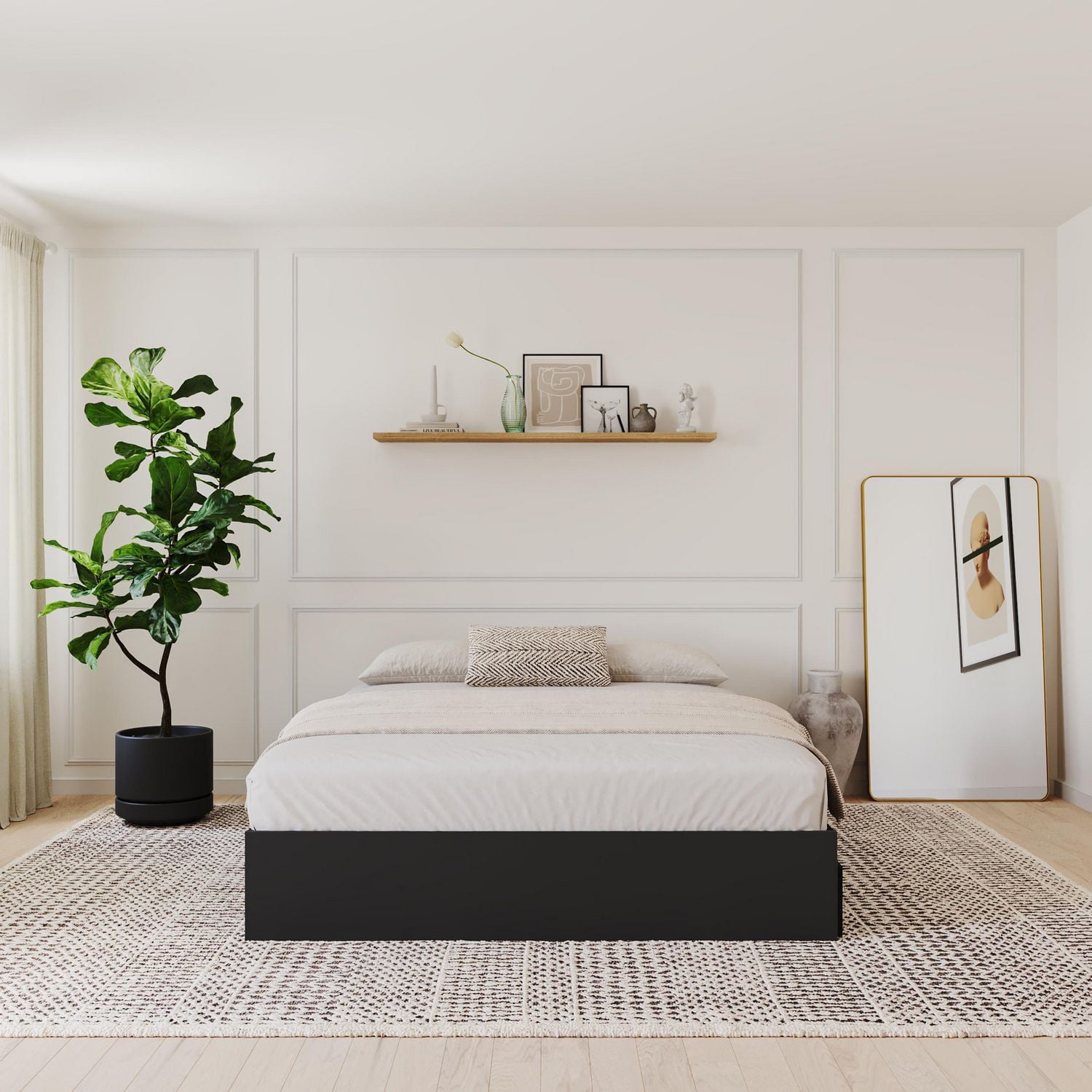 Nexera Corbo 3 Drawer Storage Bed, Black