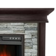 thumbnail image 6 of FESTIVO 50" Freestanding Electric Fireplace - No Assembly Required - Dark Brown, 6 of 6