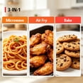 thumbnail image 4 of Mainstays 0.9 Cu Ft 3-in-1 Air Fry Convection Microwave Oven, 900 Watts, 4 of 14