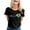 13Black33, variant on Brazil Shirts Women Short Sleeve Crewneck Tees Brazil Flag Printed Soccer T Shirts Casual Summer Workout Tops For Women Versatile Tops S