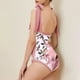 thumbnail image 4 of Trajes de baño de una pieza para mujer, moda para mujer, estampado retro, bikini ajustado, traje de baño de una pieza para mujer, traje de baño de gasa con sobrefalda, traje de baño para mujer, 4 of 9