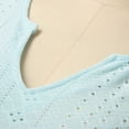 thumbnail image 5 of Beach Vacation Clothes for Women Camisoles with Support Women 9 10 Casual Summer Top Bra Shelf Top plus Blouse Dressy Bodysuit for Bohemian Shirt Button up Summer Sexy V Light Blue M, 5 of 7