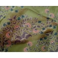 thumbnail image 4 of oneOone Silk Tabby Fabric Leaves & Floral Block Printed Craft Fabric BTY 42 Inch Wide, 4 of 4