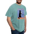 thumbnail image 4 of CafePress - Black Cat Coffee T Shirt - Mens Comfort Colors Shirt, 4 of 5