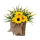 thumbnail image 1 of Guirnalda de girasoles para decoración de pared,cesta de flores colgante,adorno floral artificial para la decoración del hogar en primavera,girasol de plástico realista para colgar en la puerta, 1 of 6