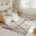 thumbnail image 5 of Aurora Modern Transitional Boho Vintage Area Rug Indoor for Living Room Color Grey Beige Cream Design 9917, 5 of 6