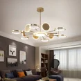 thumbnail image 5 of Lámpara de techo LED moderna para sala de estar, comedor, dormitorio, restaurante, sala, oficina, decoración del hogar, accesorio de iluminación interior, 5 of 5