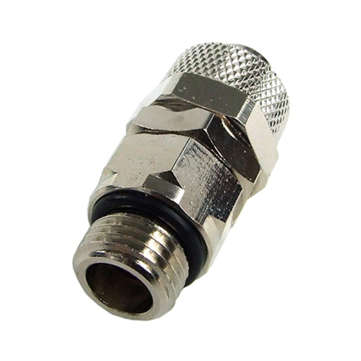 Aquatuning G1/4 to 10mm ID Black Nickel 13mm OD Compact Compression Fitting for Soft Tubing 90° Rotary Aquatuning G1/4 to 10mm ID Black Nickel 13mm OD Compact Compression Fitting for Soft Tubing 90° Rotary