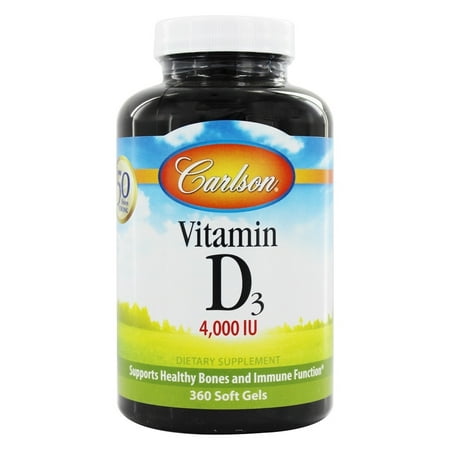 Carlson Labs - Vitamin D3 4000 IU - 360 Softgels