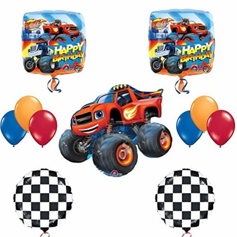 blaze and the monster machines balloon decoration kit - Walmart.com ...