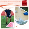 thumbnail image 6 of Uxcell Cornhole Bean Bags 2 Pack Canvas Sandbag for Carnival Outdoor Yard Party Hand Tossing Yellow, 6 of 6