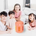 thumbnail image 4 of Juguetes educativos para niños, juego de rompecabezas giratorio con cubo, hilandero de mano, giroscopio de dedo naranja, 4 of 9