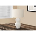 thumbnail image 1 of Monarch Specialties Lighting, 25"h, Table Lamp, Cream Ceramic, Ivory / Cream Shade, Contemporary, Modern, 1 of 4