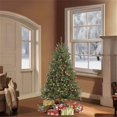 thumbnail image 1 of Puleo International Sapin de Noël Pré-Éclairé de 4,5 Pieds, Vert, 1 of 5