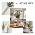 thumbnail image 6 of Unique Bargains Modern Geometric Minimalist Centerpiece Flower Vase White 3.5"x3.5"x8.3", 6 of 7