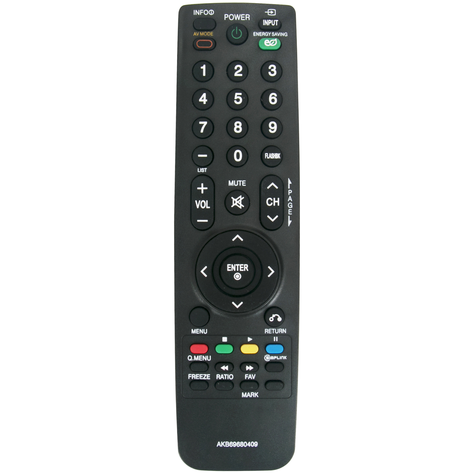 AKB69680409 Remote Control Replace for LG Plasma TV 42PQ20 50PQ20 42PQ30 50PQ30 42PQ10 50PQ10