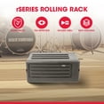 thumbnail image 2 of SKB 4U rSeries Shallow Rolling Rack with Integrated Back Wheels and Pull Handle, 2 of 12