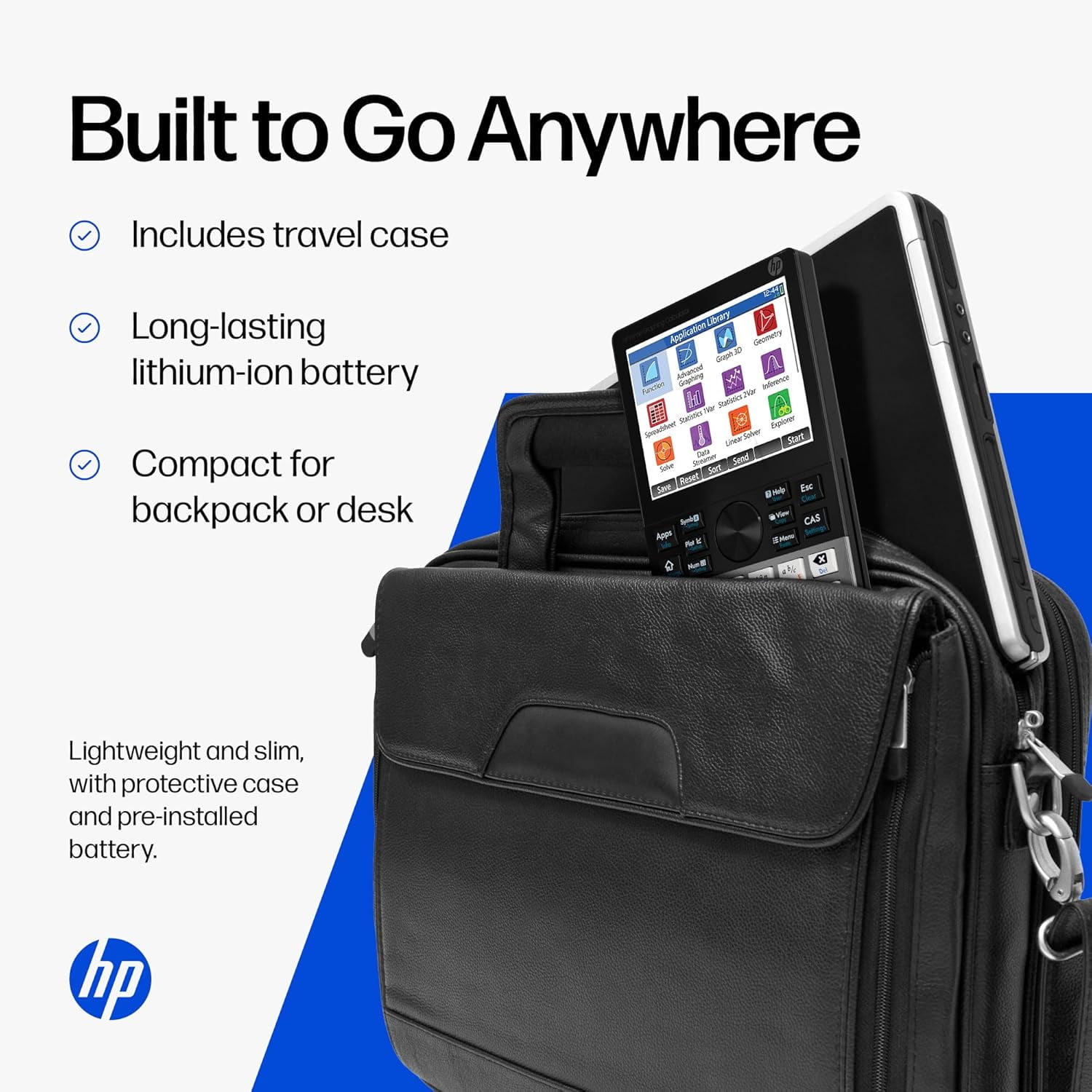 HP Prime Graphing Calculator, 3.5" Multi-Touch Color Display, CAS, Exam Approved SAT/AP/IB, Scientific Calculator, Programmable, 256MB