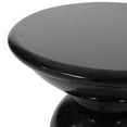 thumbnail image 5 of GDF Studio Soto Outdoor Metal Side Table, Black, 5 of 7