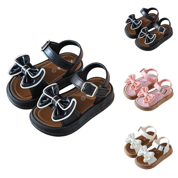 Kid Sandals and Beach Shoes for Girl Outdoor Summer Comfort Lightweight Breathable Casual Walking Shoes with Sole Ages 2-10
