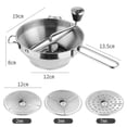 thumbnail image 2 of Molino De Alimentos, Rallador De Frutas, Herramienta De Trituración, Acero Inoxidable, Tamaño Compacto, Accesorios Giratorios Para El Hogar, Estructura Firme Profesional Yuarrent HA037610-00, 2 of 6