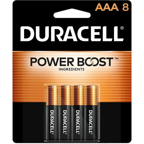 Duracell CopperTop Alkaline Batteries, AAA, 8/PK, 40 PK/Carton -DURMN2400B8ZCT