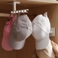thumbnail image 6 of Anewi Hat Organizer and Closet Storage Rack, Over the Door and Wall Mounted Hanging Baseball Cap Holder for Scarves, Handbags, Towels, Clothes, 1 Pack, 6 of 9