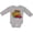 AC-Heather Grey, variant on Inktastic Cinco De Mayo with Sombrero Boys or Girls Long Sleeve Baby Bodysuit
