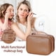thumbnail image 5 of Cosméticos Bolsas Maquillaje Doble Capa Gran Capacidad para Mujeres Regalos Navideños, 5 of 8