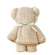 thumbnail image 1 of Toalla de Oso, Tejido Polar Coral, Aislado, Rápido y Muy Absorbente, Unbonito Diseño de Oso, Ideal Como Regalo para Baby Shower o Cumpleaños, 75 X 35 Cm., 1 of 7