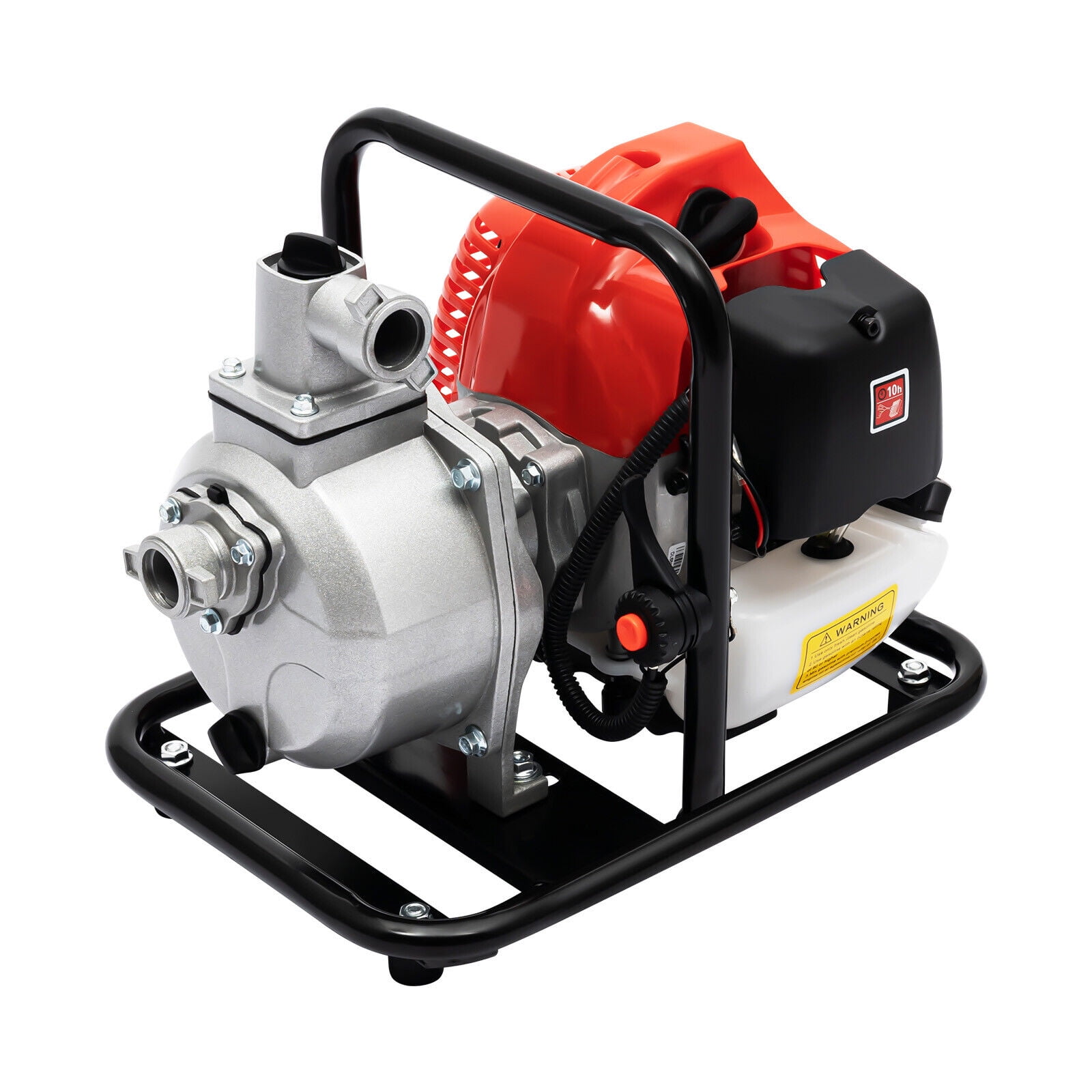 1"In Gasoline Water Pump 1.7 HP 2 Stroke Engine Gas-Powered Semi-Trash Water Transfer Pump