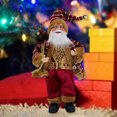 thumbnail image 4 of Estatua de travieso de pie, figura de Navidad, decoración para el hogar, sala de estar, ventana, gabinete, dormitorio, mesa de oficina, de mesa Macarena Figuras de Santa Claus, 4 of 7