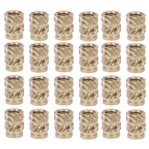 MasteelfCA 100pcs Professional Threaded Press Fitting Nuts 3D Printed Embedment Nuts