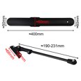 thumbnail image 2 of bicycle mudguard adjustable height widened design protection streamlined bike, 2 of 12