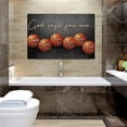 thumbnail image 3 of Inspirational Basketball Boys Room Wall Art Motivational Sports Basketball Pictures Wall Decor God Says You Are Canvas Print Painting Framed Modern Home Artwork For Dorm Gym Bedroom Office 16"x12", 3 of 7