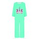 thumbnail image 4 of Puntoco Conjunto De Pantalones Y Manga Larga Con Cuello Redondo Y Estampado De Cáncer De Mama Para Mujer, Color Verde Menta, Xl, 4 of 4