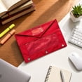 thumbnail image 6 of Under $1 Pencil Case, Three-Hole Transparent PVC Document Storage Bag, Detachable Binder Pen Pouch, Large Capacity for College Office by PALIFEUR, 6 of 7
