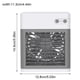 thumbnail image 4 of Ventilador Ventilador de escritorio de refrigeración portátil Mini enfriador de agua y aire Humidificador recargable USB Suministros de viaje, Blanco Jumpingount HA004078-01B, 4 of 6