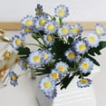 thumbnail image 1 of Arreglo de Flores de Seda de Manzanilla Artificial | Decoración realista para el hogar | Ramo de fibra de poliéster - Múltiples colores - 27cm | Realista, resistente a la decoloración, tacto suave |, 1 of 6